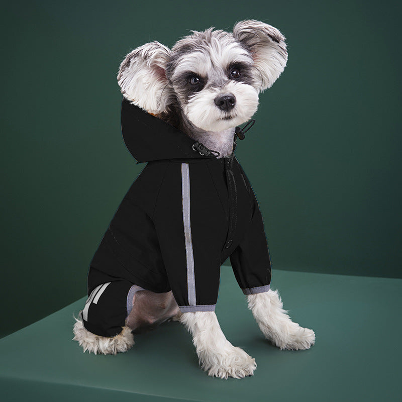 Pet Supplies Dog All-inclusive Four-legged Waterproof Raincoat