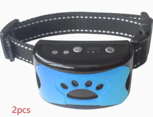 Dog Training Collar Waterproof Electric Pet Remote Control Rechargeable Dogs Trainer Bark Arrester With Shock Vibration Sound JD Pet Boutique