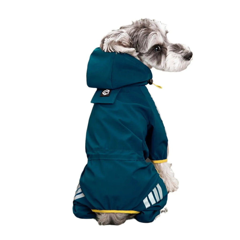Pet Supplies Dog All-inclusive Four-legged Waterproof Raincoat 1