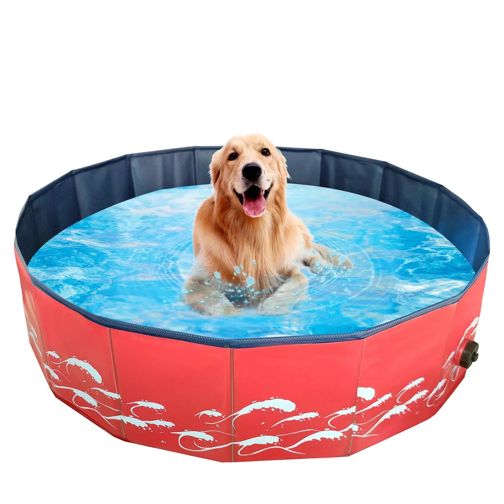 Foldable Dog Pool Pet Bath Swimming Tub Bathtub Outdoor Indoor Collapsible Bathing Pool For Dogs Cats Kids Pool - JD Pet Boutique