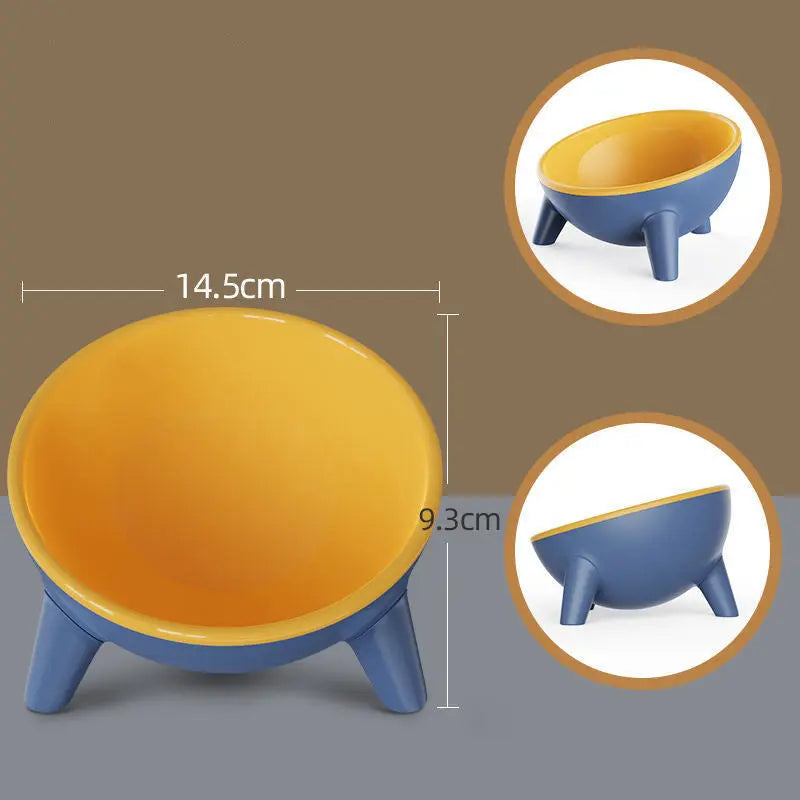 Cat Dog Bowl With Stand Pet Feeding Food Bowls Dogs Bunny Rabbit Nordic Color Feeder Product Supplies Pet Accessories JD Pet Boutique