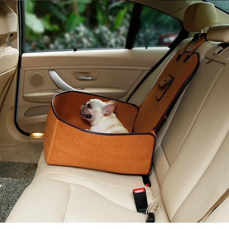 Retro Dual-purpose Pet Car Mat Front Seat Cushion 1