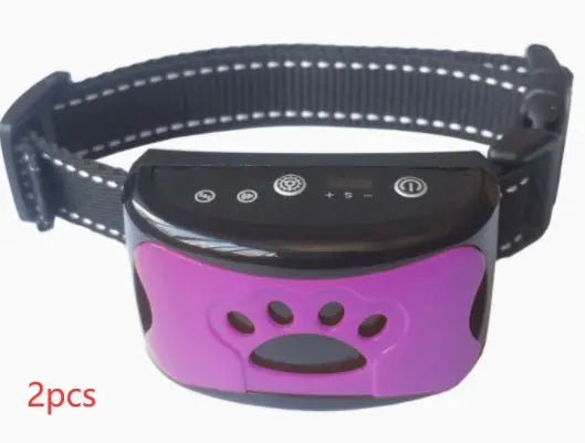 Dog Training Collar Waterproof Electric Pet Remote Control Rechargeable Dogs Trainer Bark Arrester With Shock Vibration Sound JD Pet Boutique