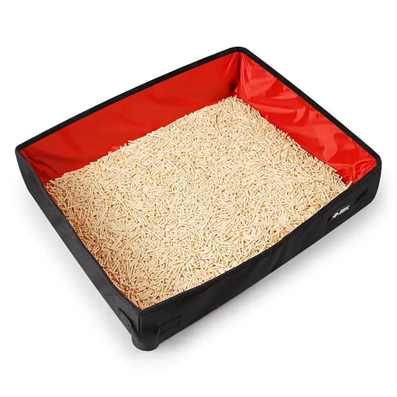 Portable Cat Litter Box Foldable To Carry JD Pet Boutique