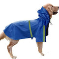 Spring and summer new dog raincoat waterproof cape dog reflective raincoat large dog raincoat 1