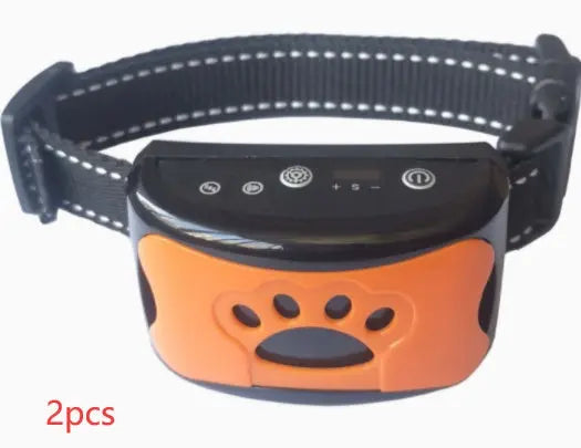 Dog Training Collar Waterproof Electric Pet Remote Control Rechargeable Dogs Trainer Bark Arrester With Shock Vibration Sound JD Pet Boutique