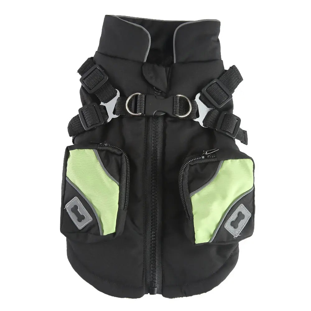 Pet Winter Cotton Dog Clothes Zipper Jacket Dog Supplies 1