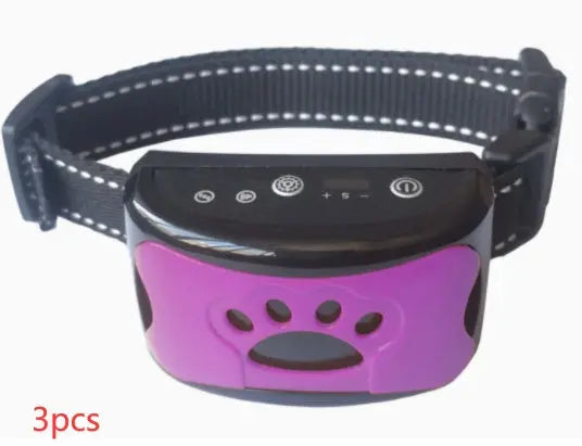 Dog Training Collar Waterproof Electric Pet Remote Control Rechargeable Dogs Trainer Bark Arrester With Shock Vibration Sound JD Pet Boutique