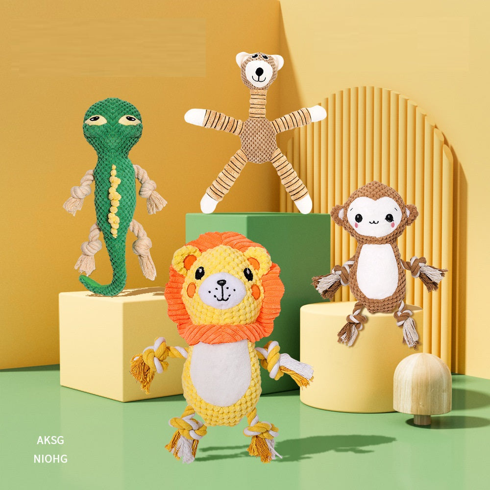 Dog Sound Toy Bite-resistant Molar Pet Alone Relieving Stuffy Training Small Puppy Golden Retriever Supplies