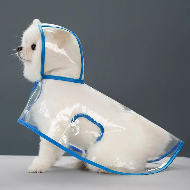 Pet Supplies Dog Transparent Plastic Raincoat 1