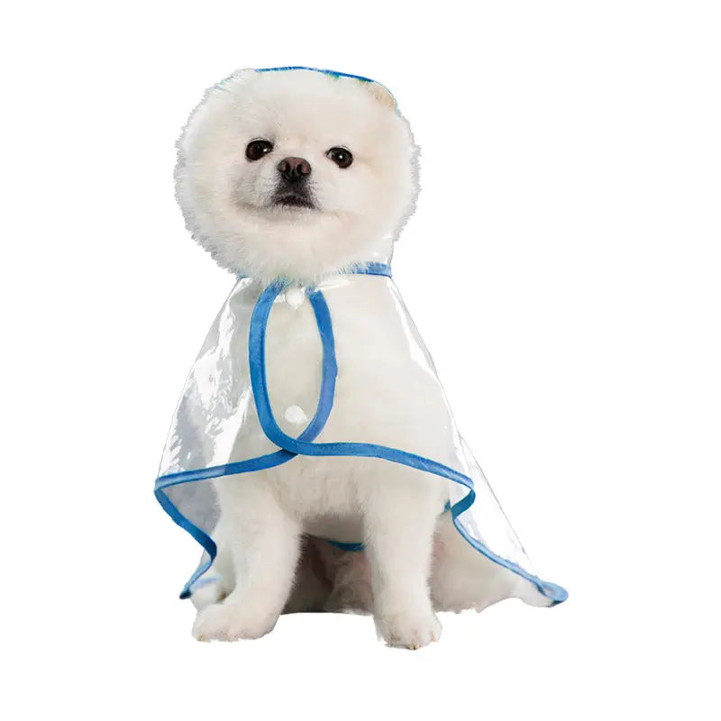 Pet Supplies Dog Transparent Plastic Raincoat 1