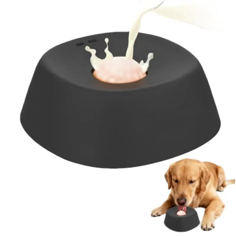 Pet Slow Feeder Non-Slip Spherical Dog Licking Bowl Anti-Choking Dog Bowl Lick Toy For Liquid Treats Bone Broth Yogurt JD Pet Boutique