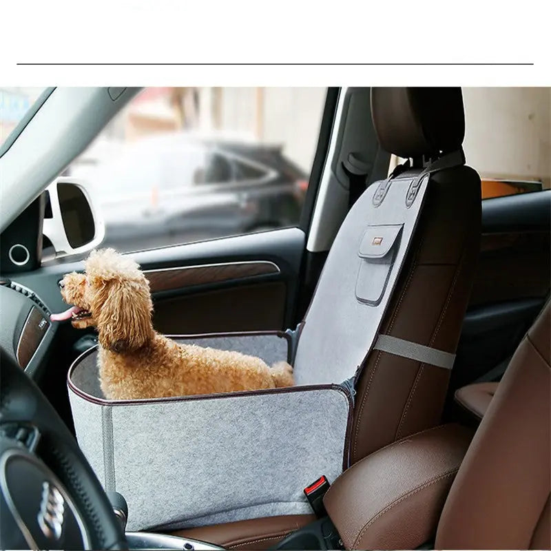 Retro Dual-purpose Pet Car Mat Front Seat Cushion 1