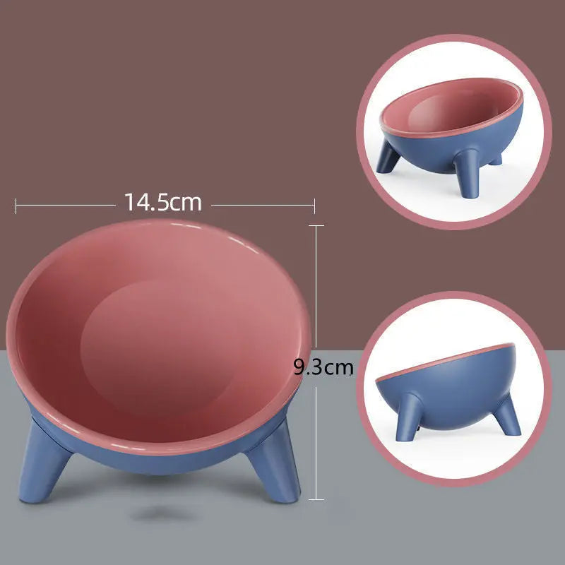 Cat Dog Bowl With Stand Pet Feeding Food Bowls Dogs Bunny Rabbit Nordic Color Feeder Product Supplies Pet Accessories JD Pet Boutique