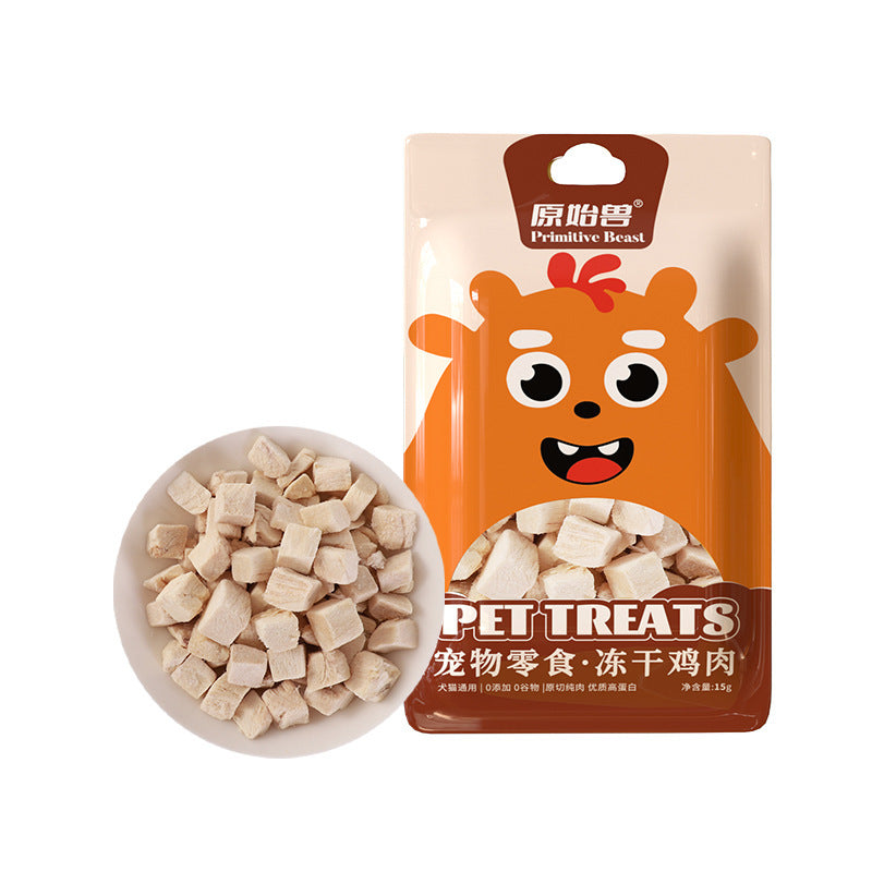 Pet Freeze-dried Snacks Egg Yolk Chicken Grains Dog Cat Snacks