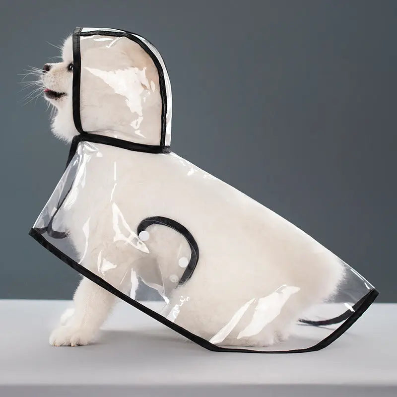 Pet Supplies Dog Transparent Plastic Raincoat 1