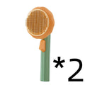 New Pet Cat Brush Hot Selling Hand-held Steel Wire Self-cleaning Comb Looper For Hair Removal 1
