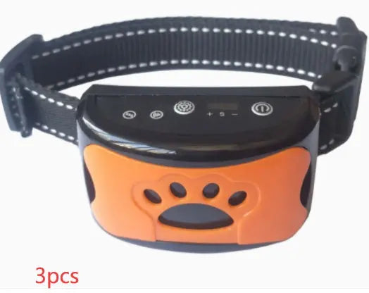Dog Training Collar Waterproof Electric Pet Remote Control Rechargeable Dogs Trainer Bark Arrester With Shock Vibration Sound JD Pet Boutique