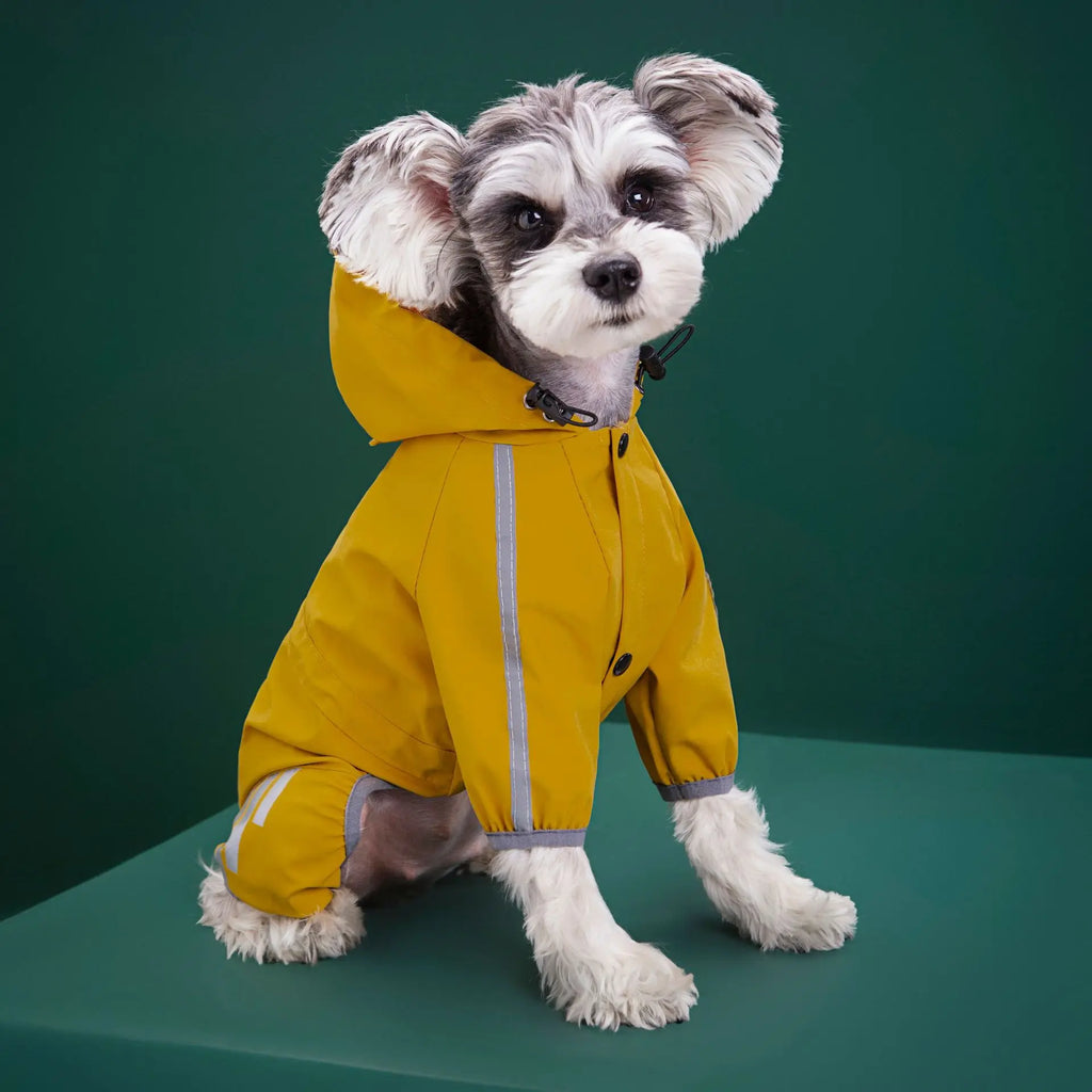 Pet Supplies Dog All-inclusive Four-legged Waterproof Raincoat 1