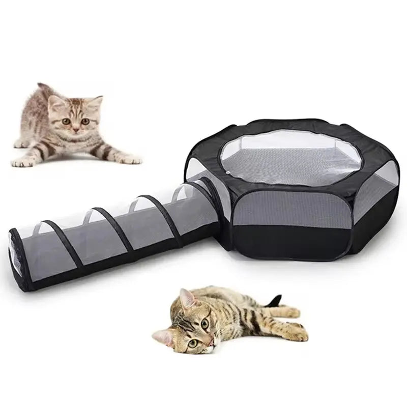 Pet Cat Removable Foldable Comfortable Touch Multifunctional Not Taking Up Space Cat Tunnel Not Stained With Hair Cat Supplies JD Pet Boutique