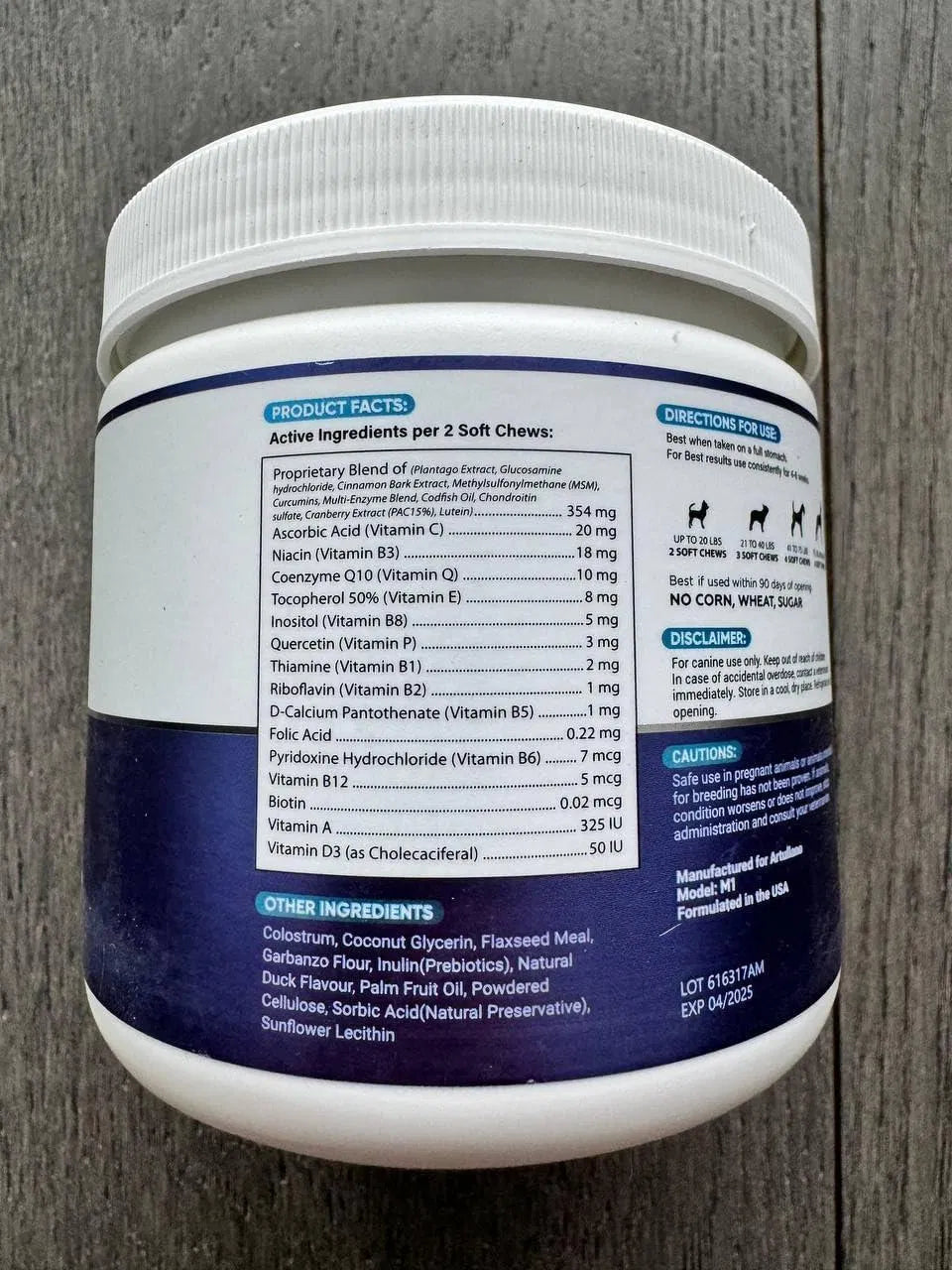 Do Not Sell On Amazon Dog Multivitamin Chewable With Glucosamine 20 In 1 Dog Vitamins And Supplements Senior & Puppy Multivitamin For Dogs Pet Joint Support Health Immunity Mobility Gut Skin 120 Chews