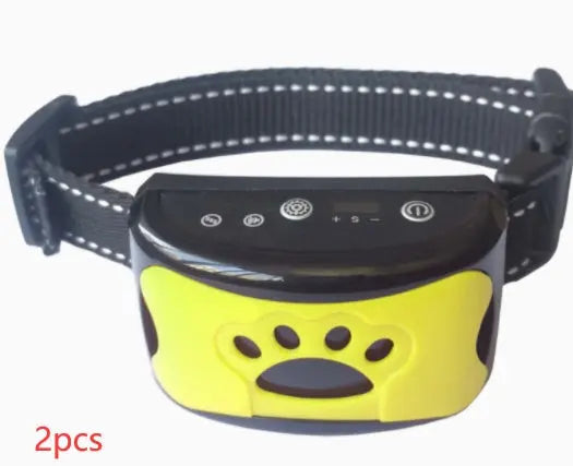 Dog Training Collar Waterproof Electric Pet Remote Control Rechargeable Dogs Trainer Bark Arrester With Shock Vibration Sound JD Pet Boutique